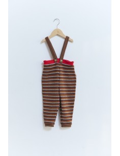 Oslo salopette(brown motif) 2
