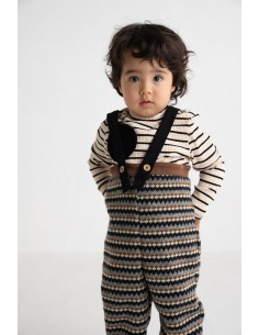Oslo salopette(black motif) 2