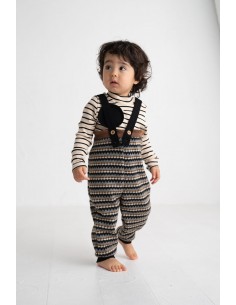 Oslo salopette(black motif)