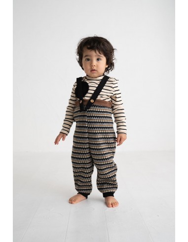 Oslo salopette(black motif)