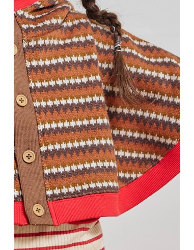 Fjord cape(brown motif)