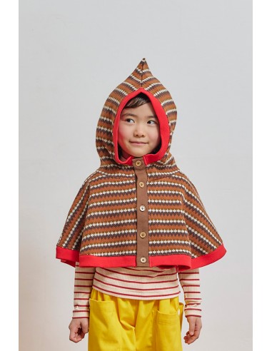 Fjord cape(brown motif)