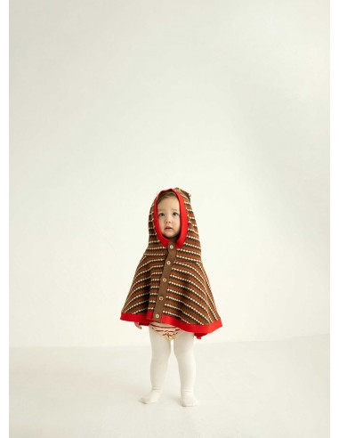 Fjord cape(brown motif)