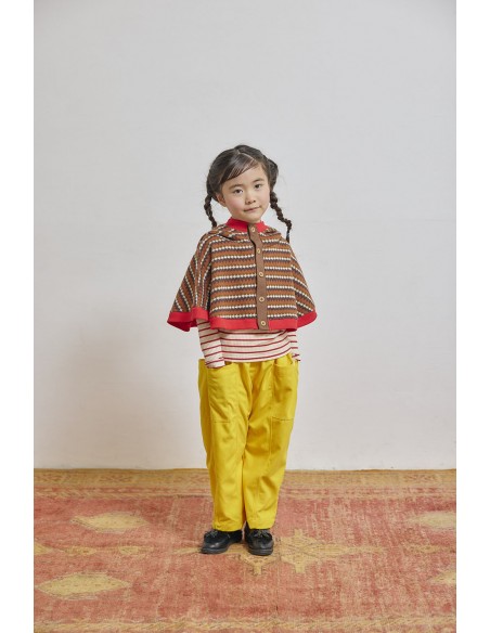 Fjord cape(brown motif)