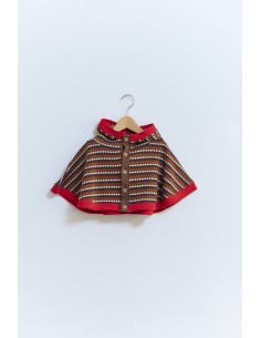 Fjord cape(brown motif)
