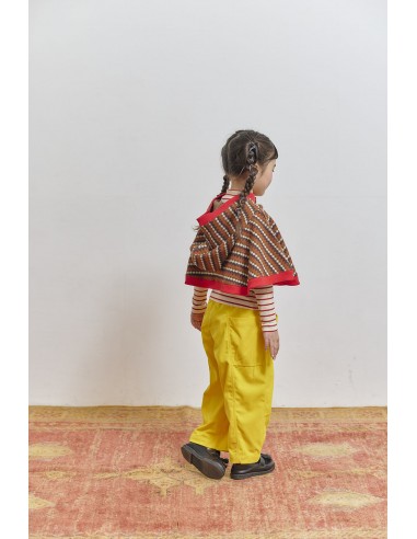 Fjord cape(brown motif)