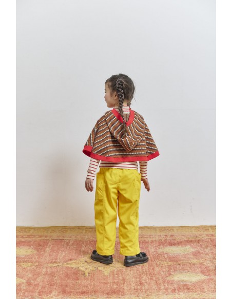 Fjord cape(brown motif)