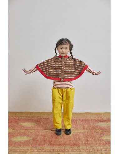 Fjord cape(brown motif)