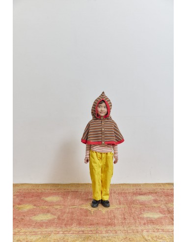 Fjord cape(brown motif)