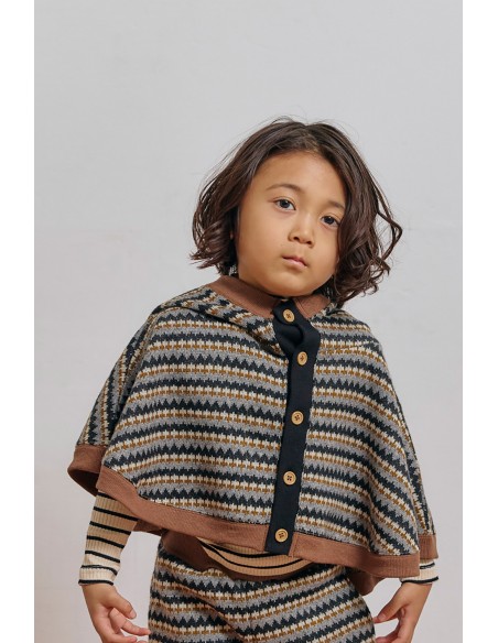 Fjord cape(black motif)