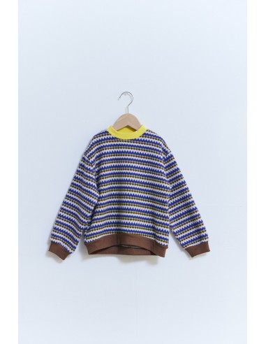 Berg knit tops(bleu motif)