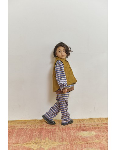 Norway pants(bleu motif)