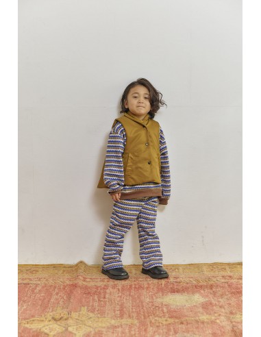 Norway pants(bleu motif)