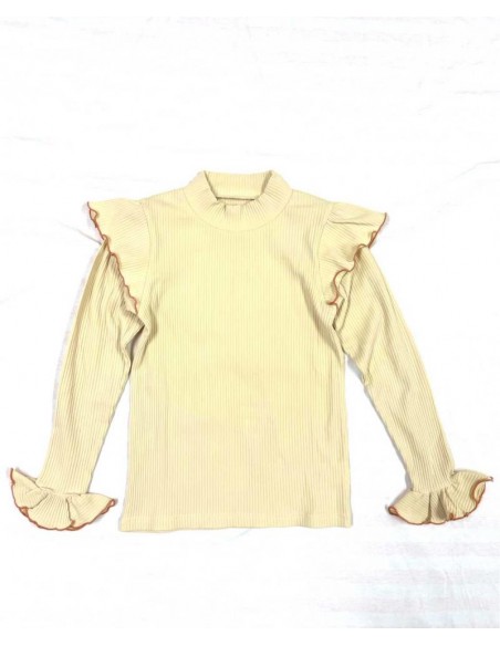 Chisa tops(white beige) F