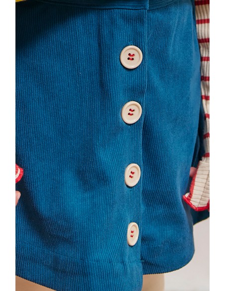 L’annees 70’s skirt(bleu)