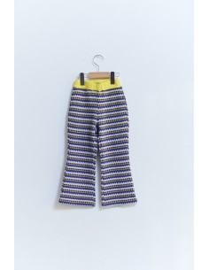 Norway pants(bleu motif) F