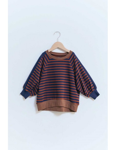 Nora SWT(navy x brown) F