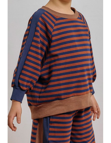 Nora SWT(navy x brown) F