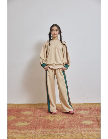 Sweat pants(beige pink) F