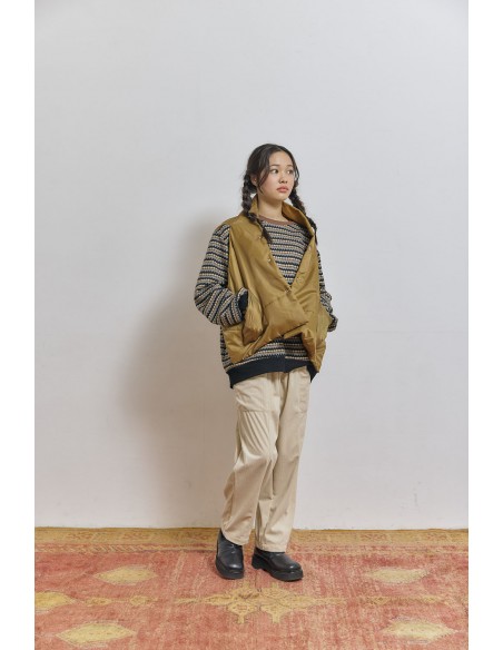 Pumpkin pants 25AW(white grey) F