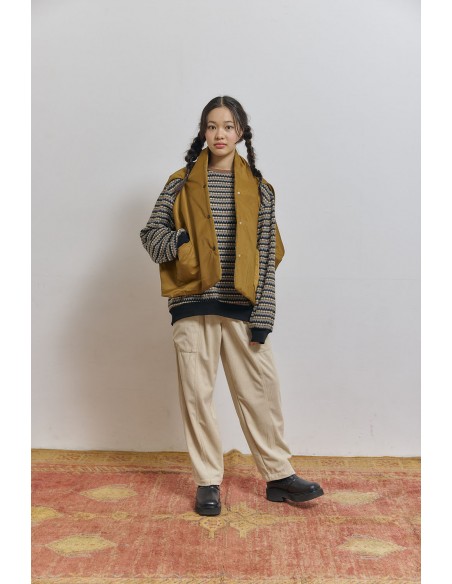 Pumpkin pants 25AW(white grey) F