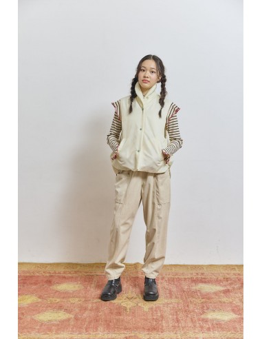 Luffa vest(leaf beige) F