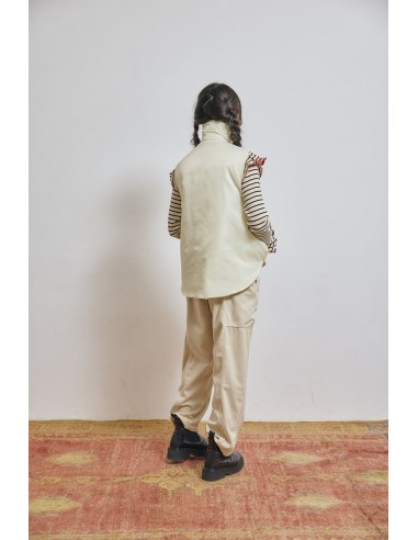 Luffa vest(leaf beige) F