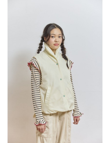 Luffa vest(leaf beige) F