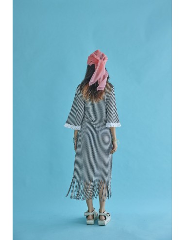 Aran one-piece(black x ivory)