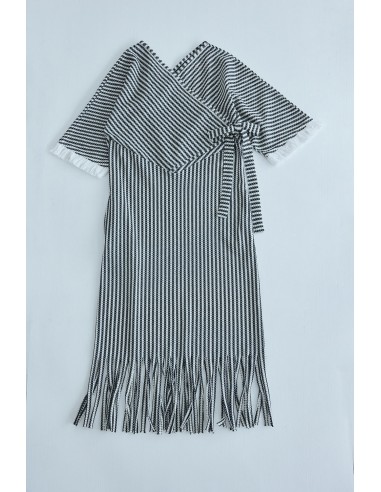 Aran one-piece(black x ivory)