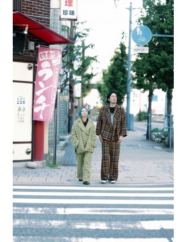 Central coat (camel x navy)