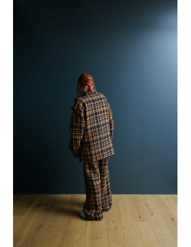 Central coat (camel x navy)