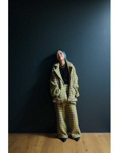 Central coat (yellow x grey)