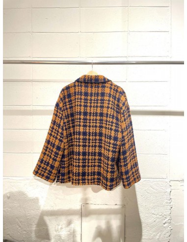 Central coat (camel x navy)