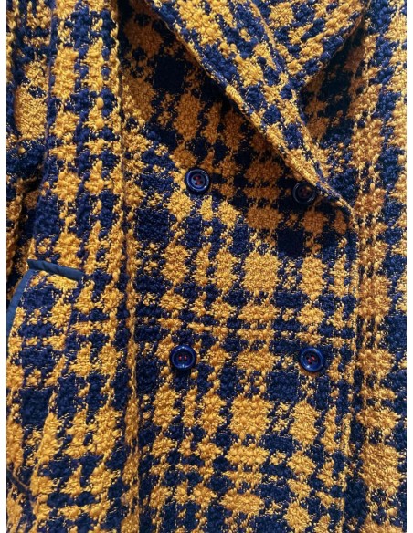 Central coat (camel x navy)