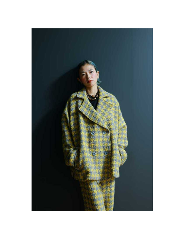 Central coat (yellow x grey)