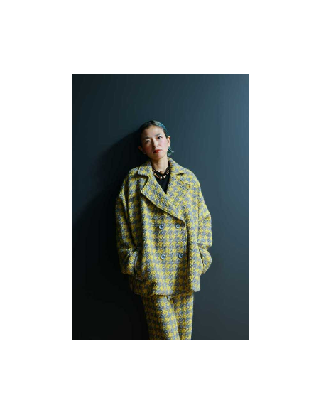 Central coat (yellow x grey)