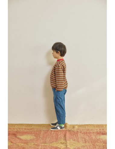 Berg knit tops(brown motif)