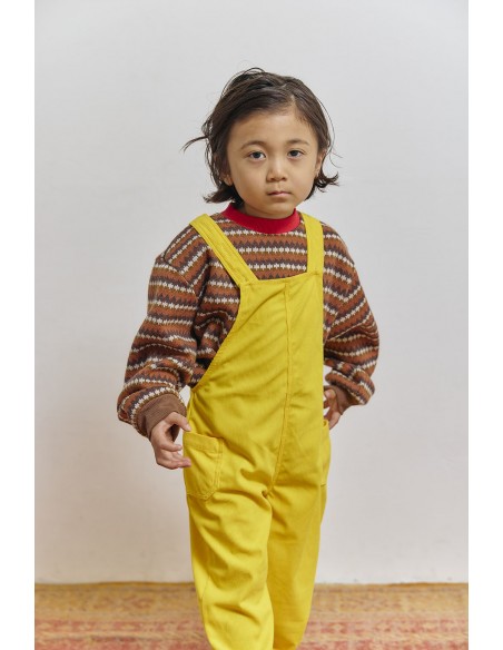 Berg knit tops(brown motif)