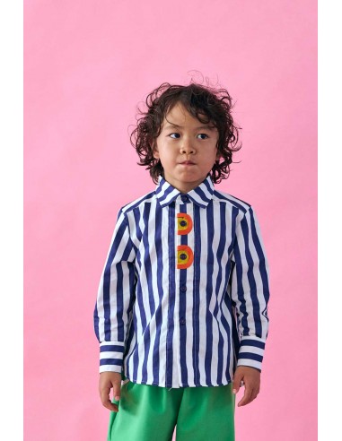 Moon shirts(navy stripe)