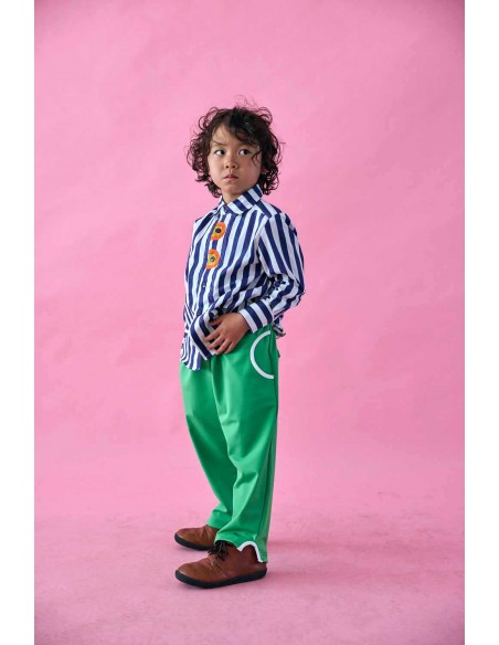 Moon shirts(navy stripe)