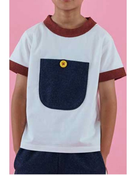 Pocket T-shirts(o.white) F