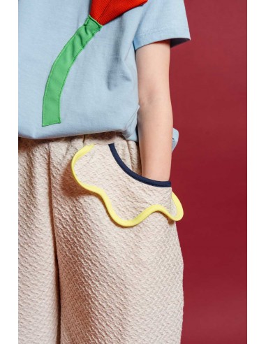 Semi pants (white grey)