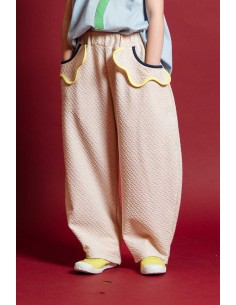 Semi pants (white grey)