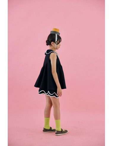 Wave short pants (black)