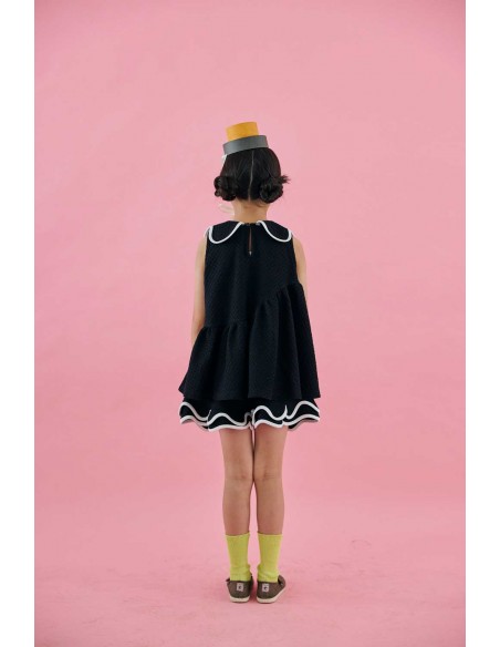 Wave short pants (black)