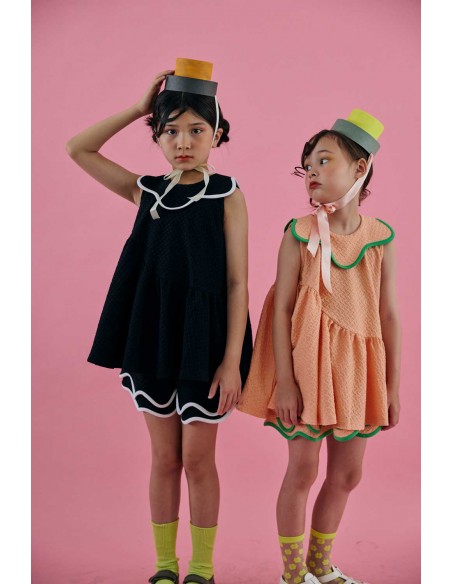 Wave short pants (black)