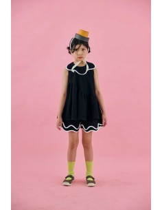 Wave short pants (black)