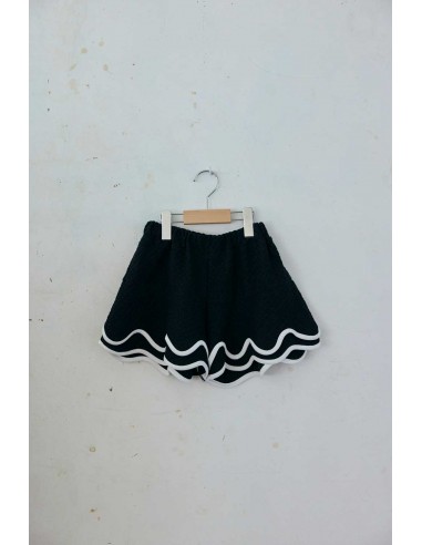 Wave short pants (black)