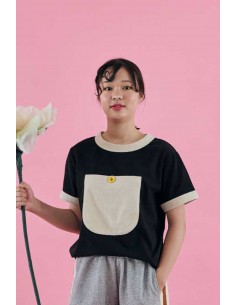 Pocket T-shirts(black) F